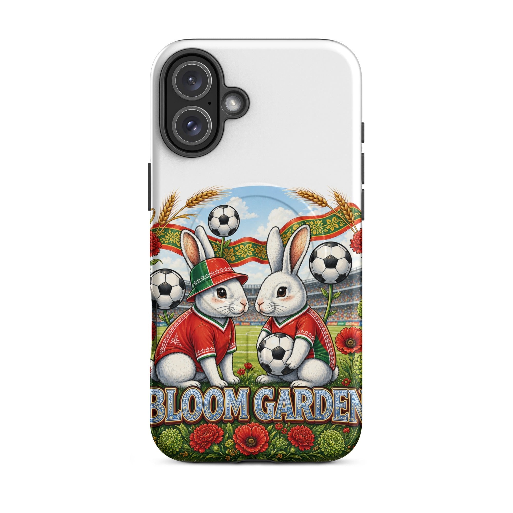Bloom Garden Portuguese Rabbit MagSafe Tough Case for iPhone - BLOOM GARDEN
