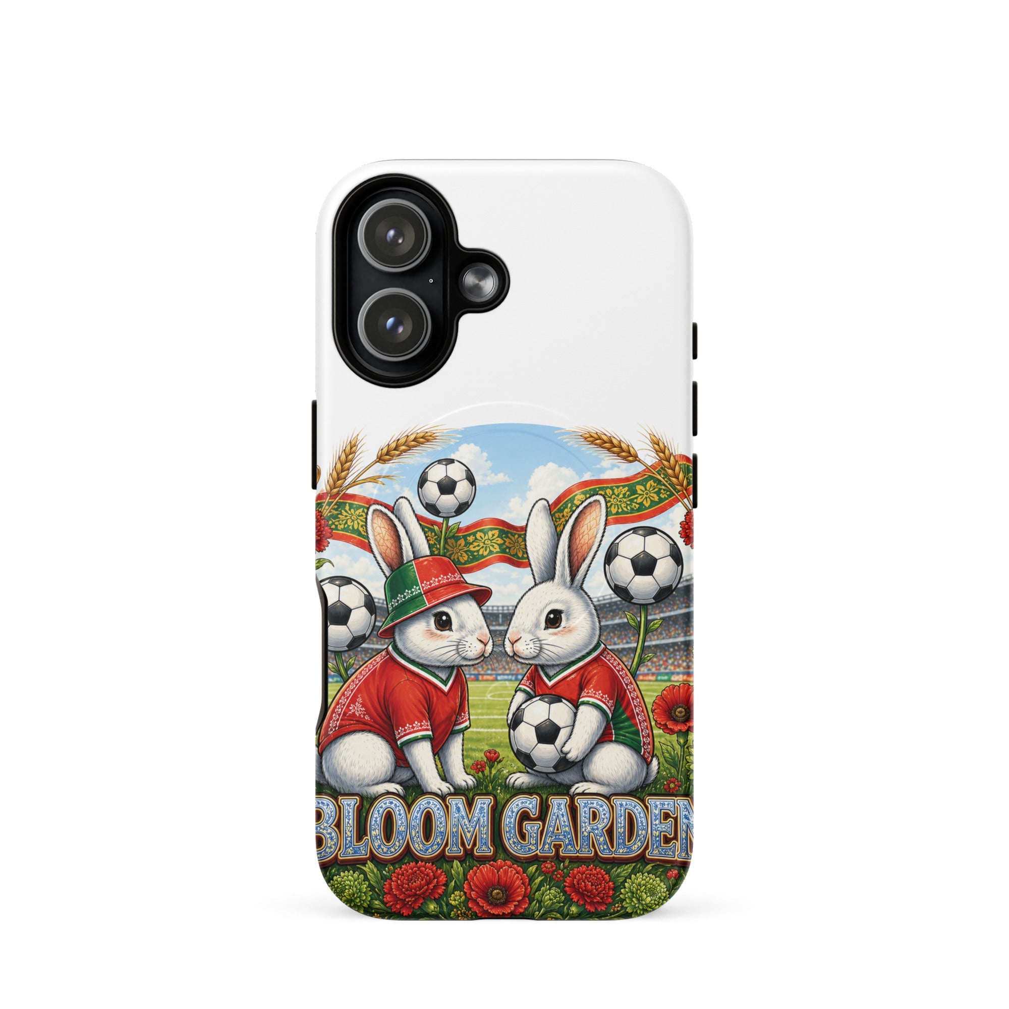 Bloom Garden Portuguese Rabbit MagSafe Tough Case for iPhone - BLOOM GARDEN