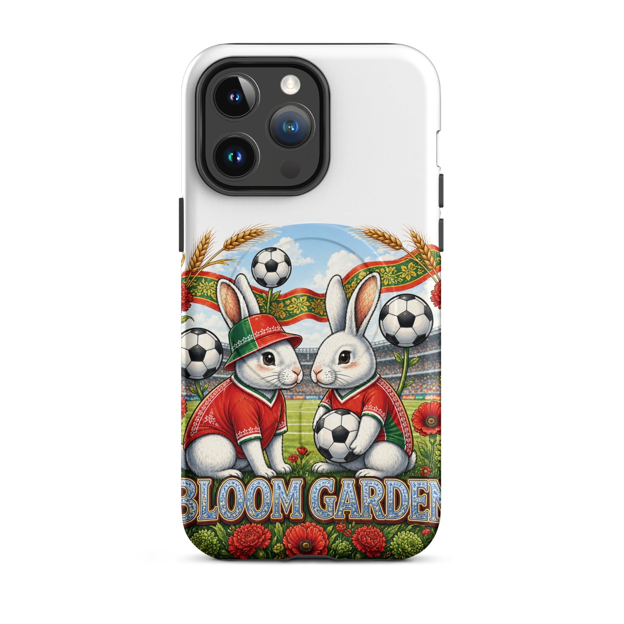 Bloom Garden Portuguese Rabbit MagSafe Tough Case for iPhone - BLOOM GARDEN