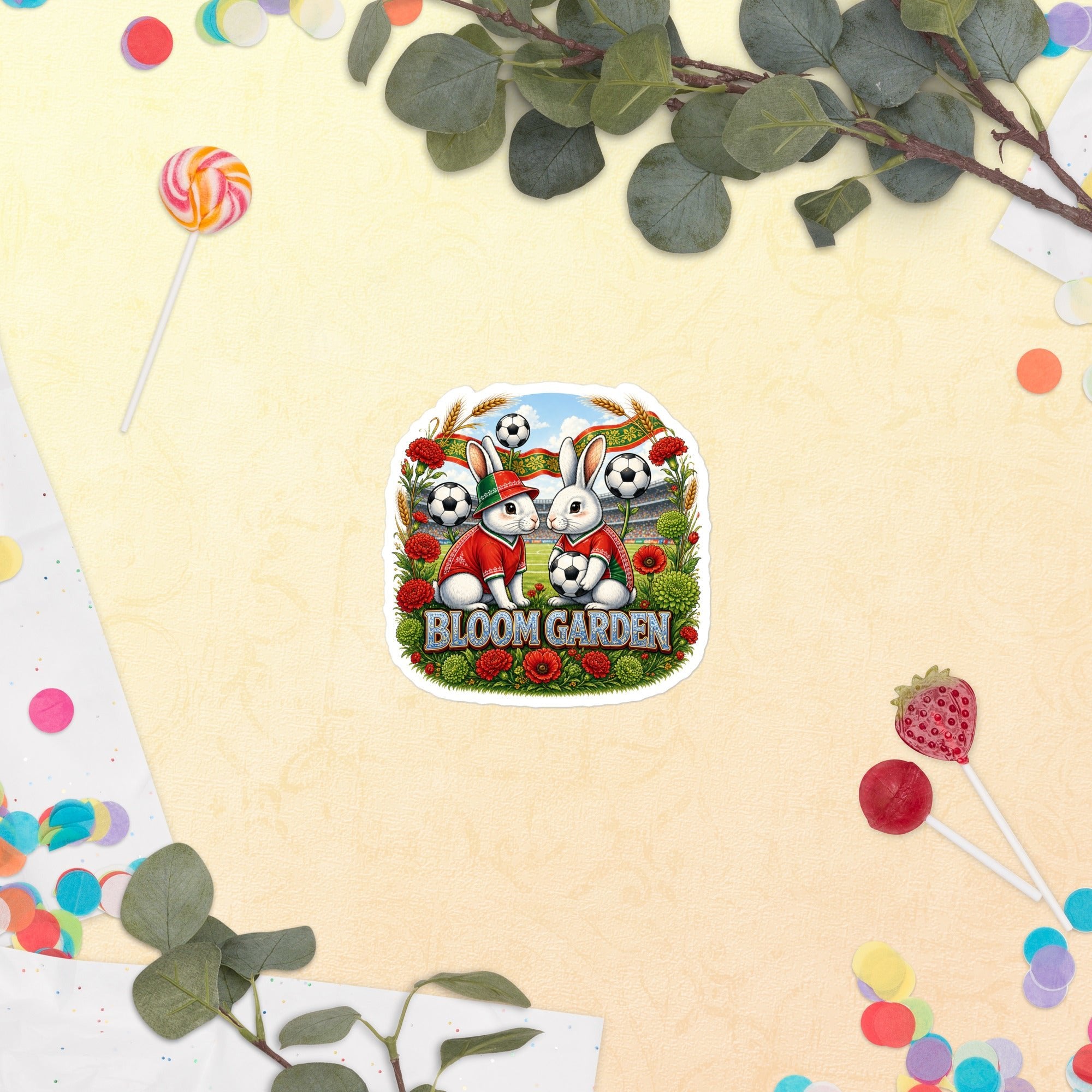 Bloom Garden Portuguese Rabbit Sticker - BLOOM GARDEN
