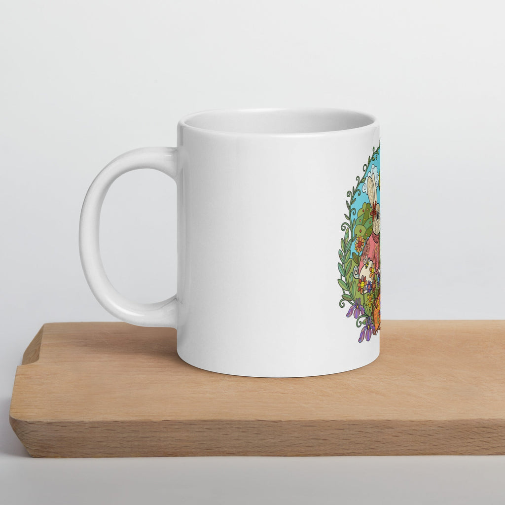 Bloom Garden Rainbow Rabbit Mug - 11oz - BLOOM GARDEN