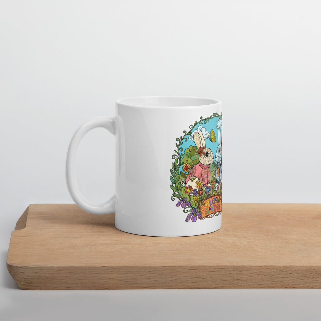 Bloom Garden Rainbow Rabbit Mug - 11oz - BLOOM GARDEN