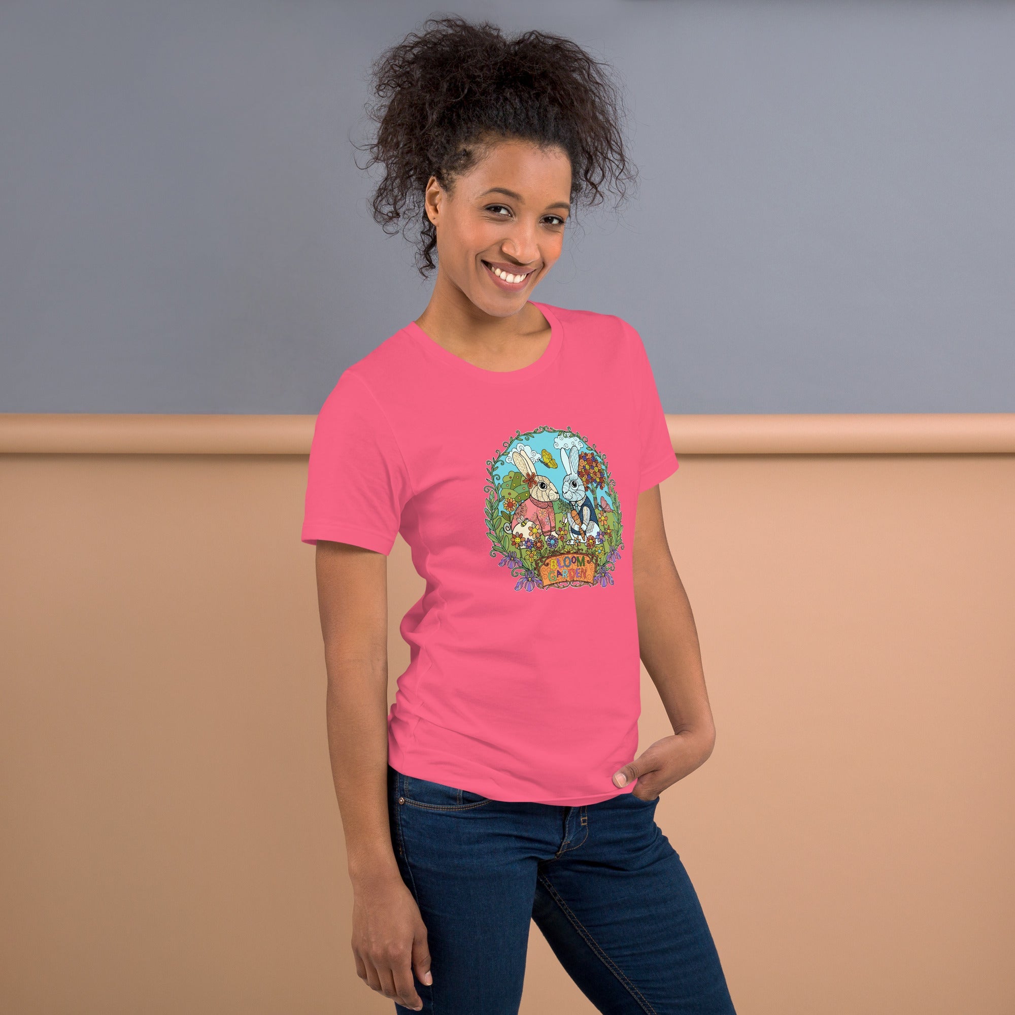 Bloom Garden Rainbow T-Shirt – Unisex - BLOOM GARDEN