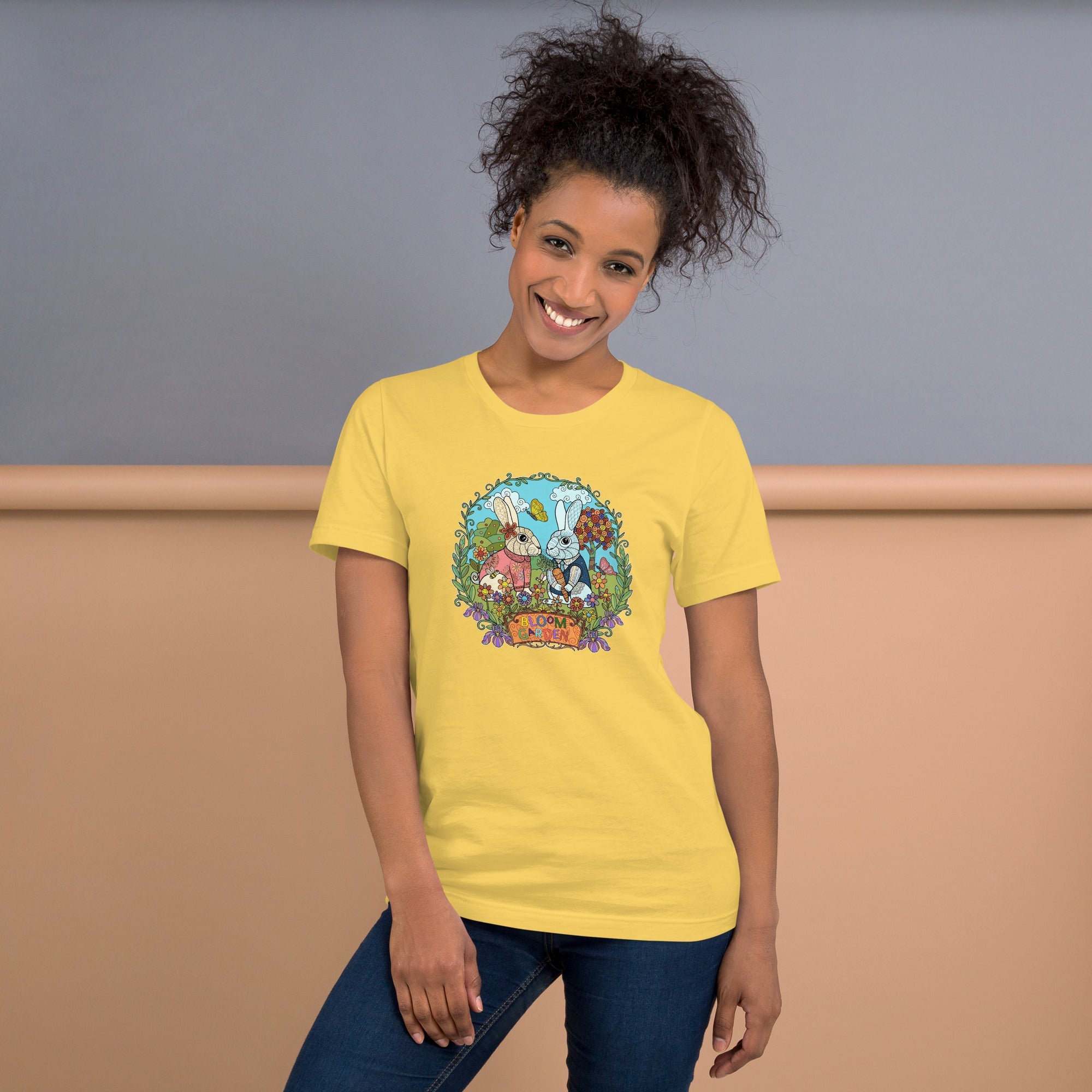 Bloom Garden Rainbow T-Shirt – Unisex - BLOOM GARDEN