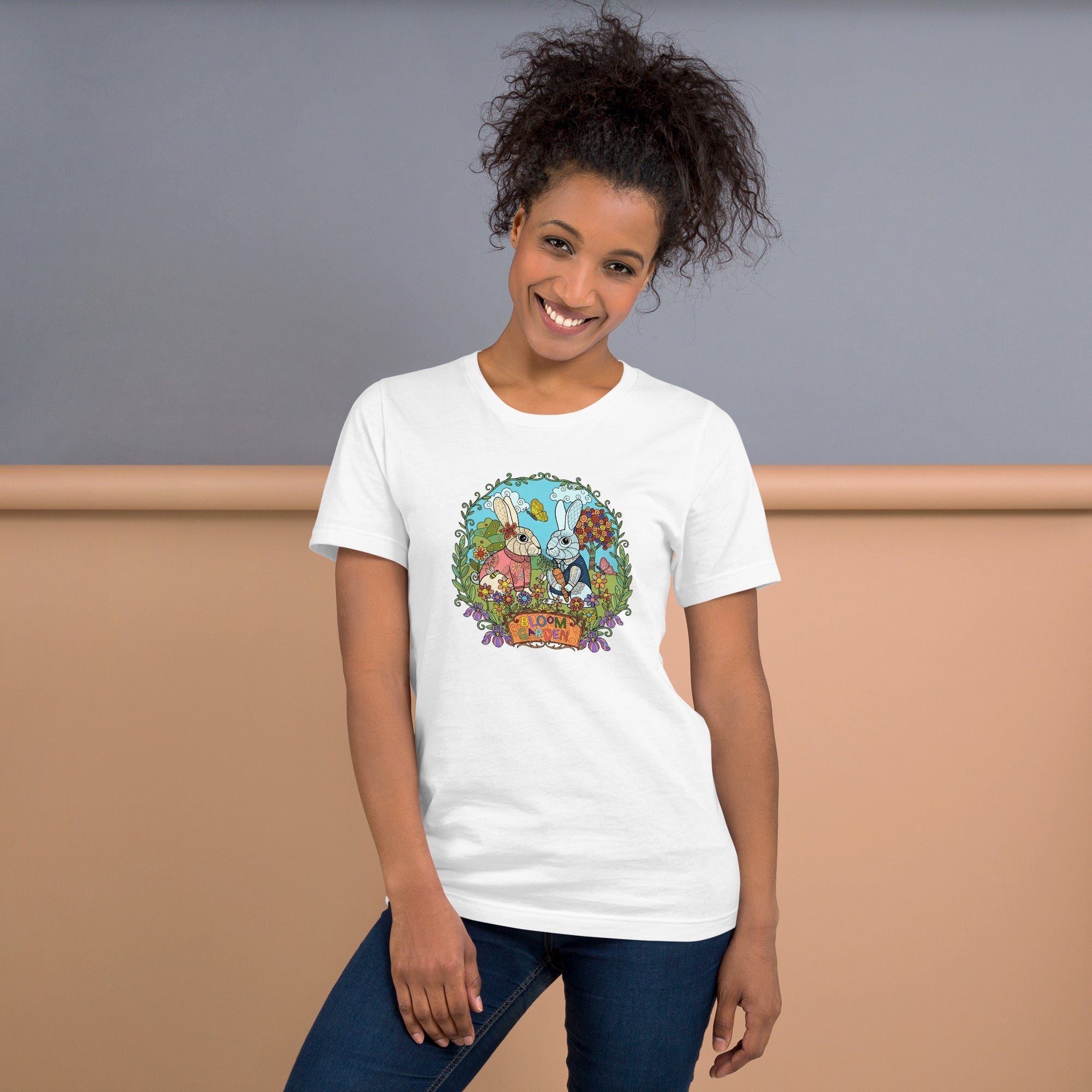 Bloom Garden Rainbow T-Shirt – Unisex - BLOOM GARDEN