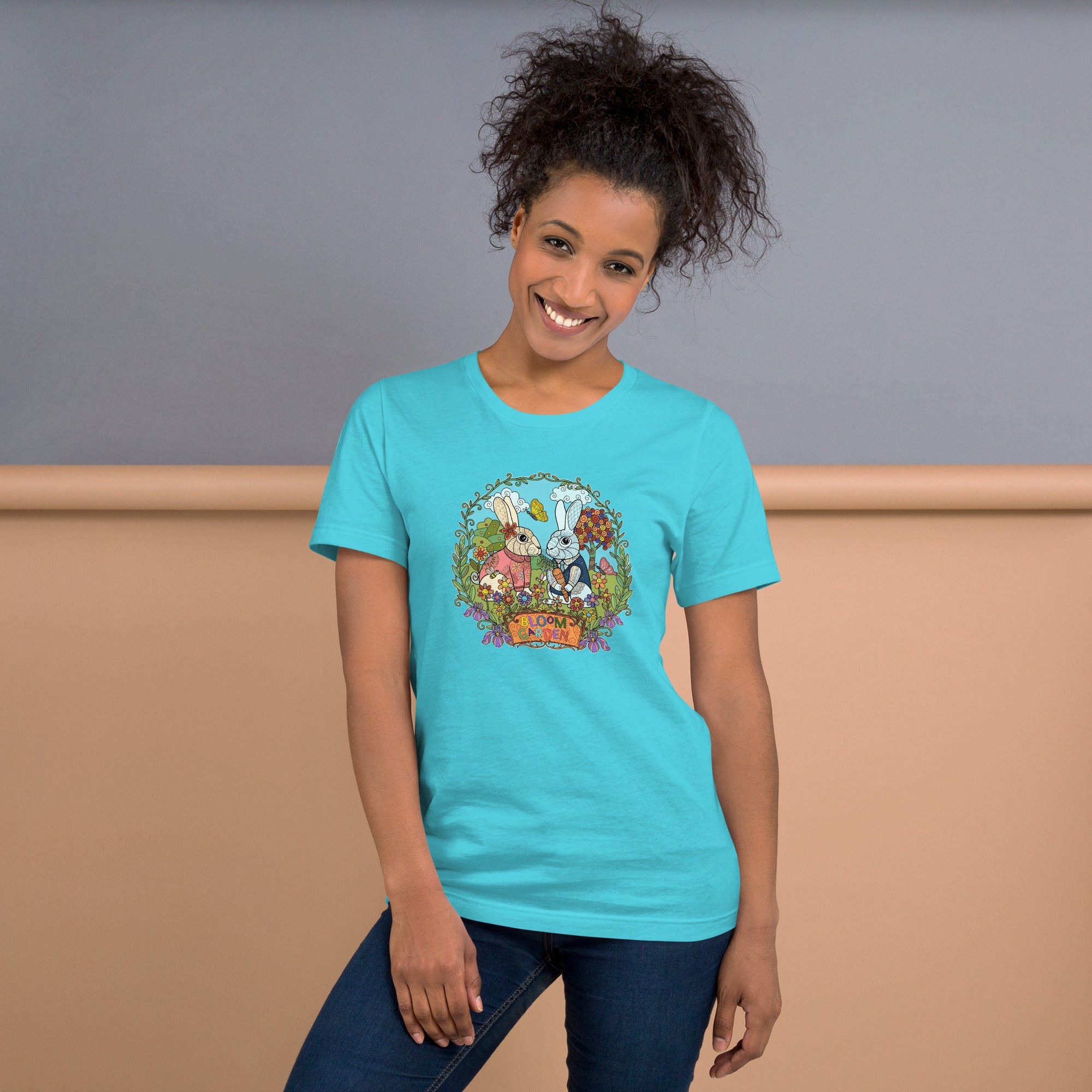 Bloom Garden Rainbow T-Shirt – Unisex - BLOOM GARDEN