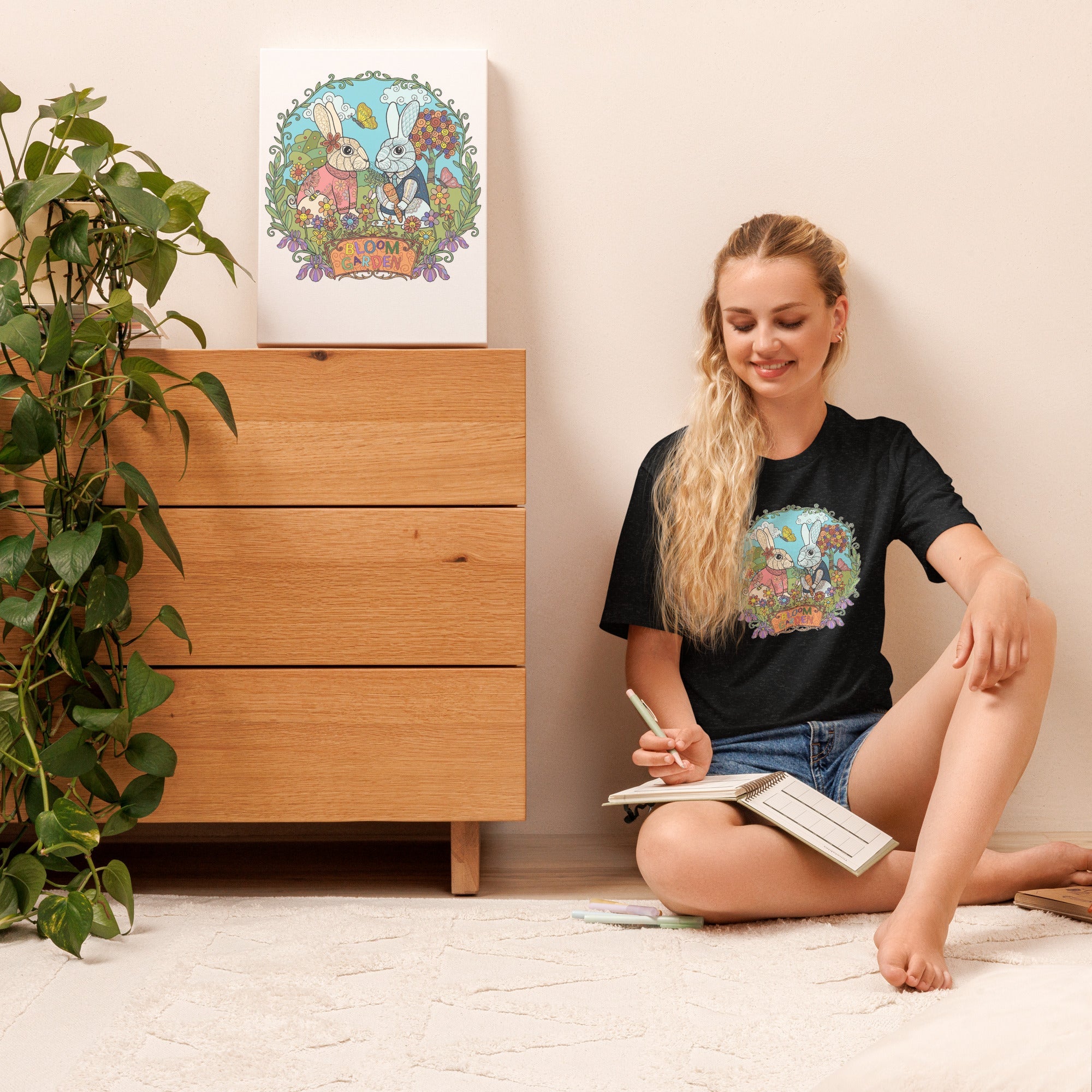Bloom Garden Rainbow T-Shirt – Unisex - BLOOM GARDEN
