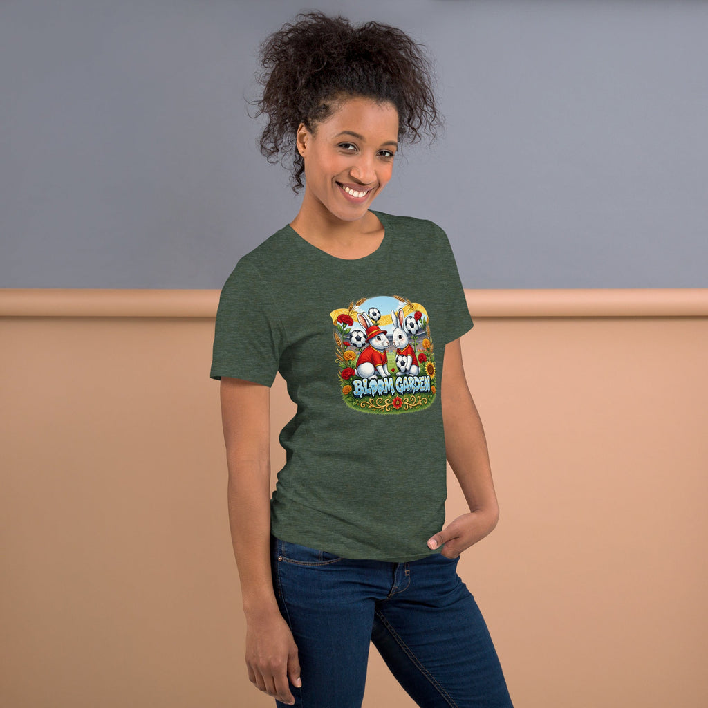 Bloom Garden Spanish Rabbit T-shirt | Spanish Fan | Canada Mexico USA 2026 | Unisex - BLOOM GARDEN