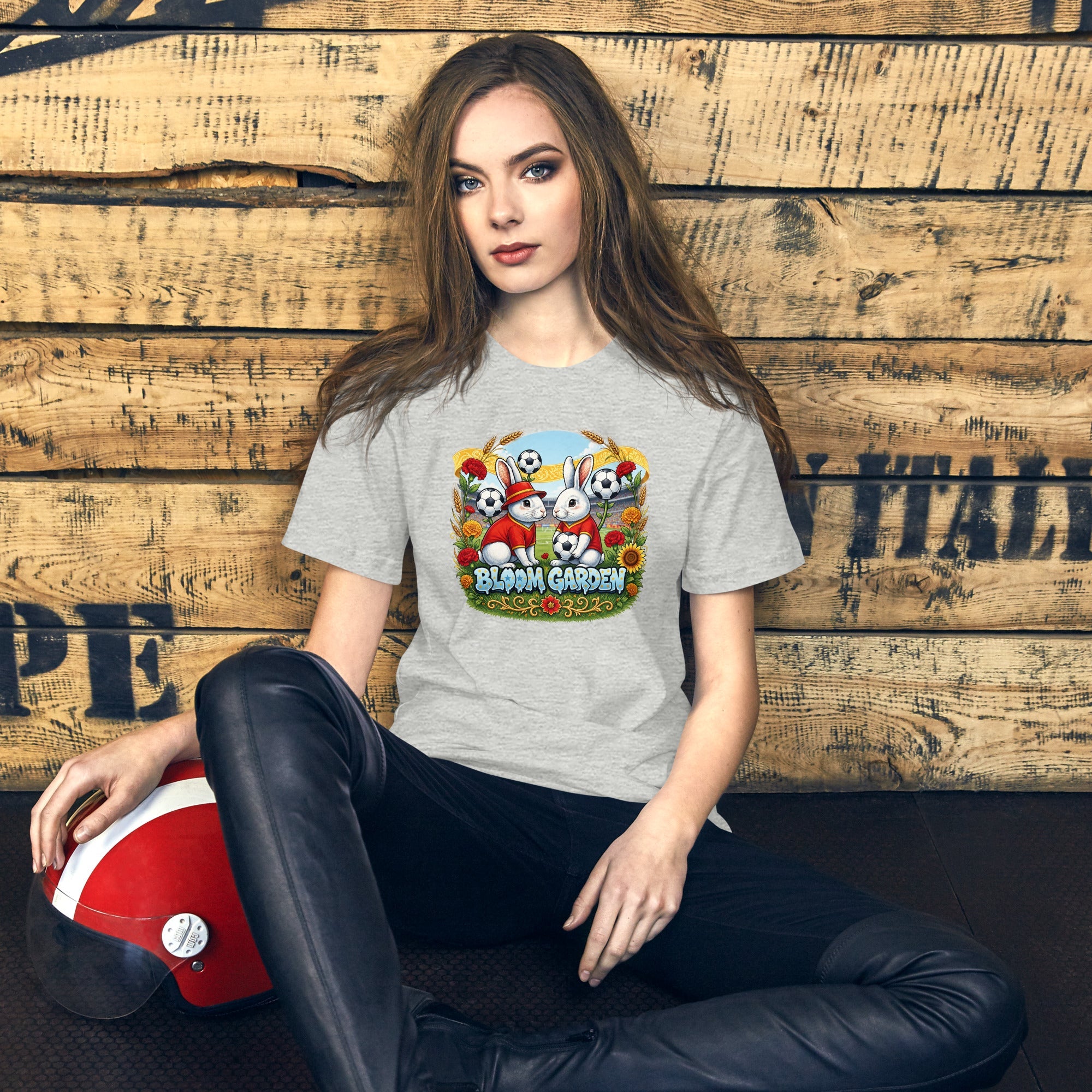 Bloom Garden Spanish Rabbit T-shirt | Spanish Fan | Canada Mexico USA 2026 | Unisex - BLOOM GARDEN