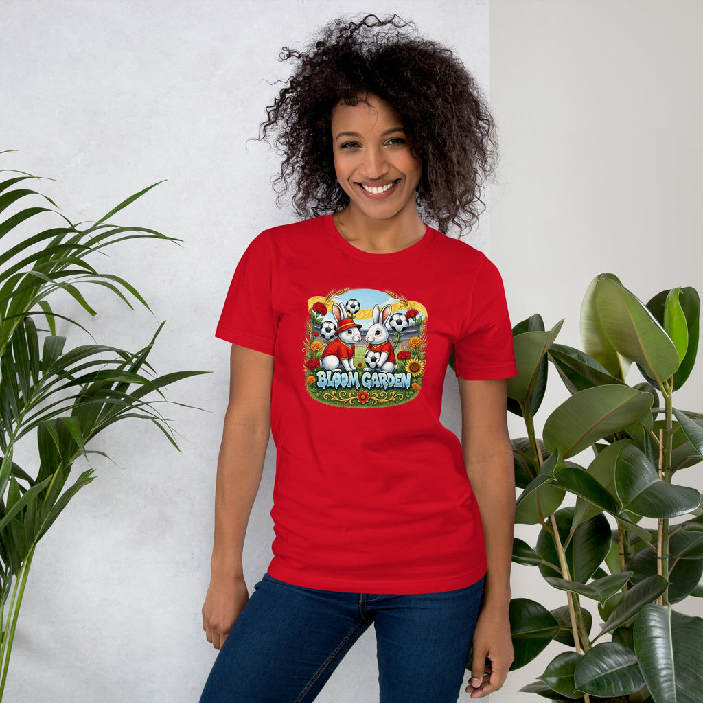 Bloom Garden Spanish Rabbit T-shirt | Spanish Fan | Canada Mexico USA 2026 | Unisex - BLOOM GARDEN
