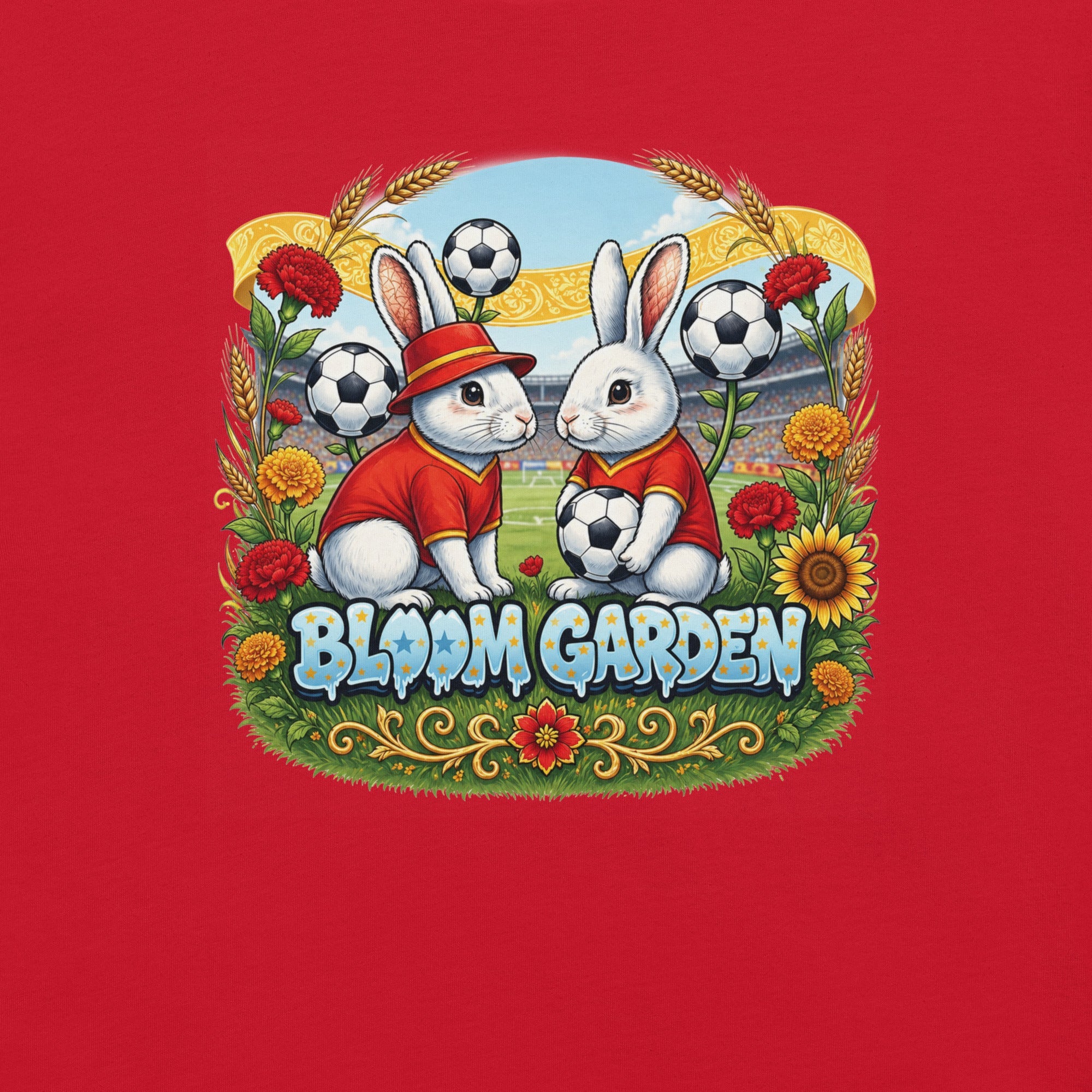 Bloom Garden Spanish Rabbit T-shirt | Spanish Fan | Canada Mexico USA 2026 | Unisex - BLOOM GARDEN