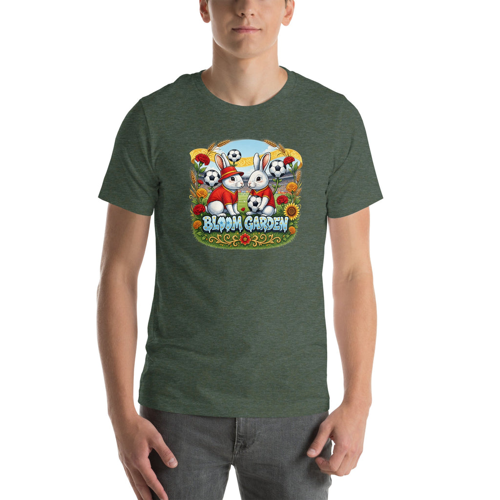 Bloom Garden Spanish Rabbit T-shirt | Spanish Fan | Canada Mexico USA 2026 | Unisex - BLOOM GARDEN