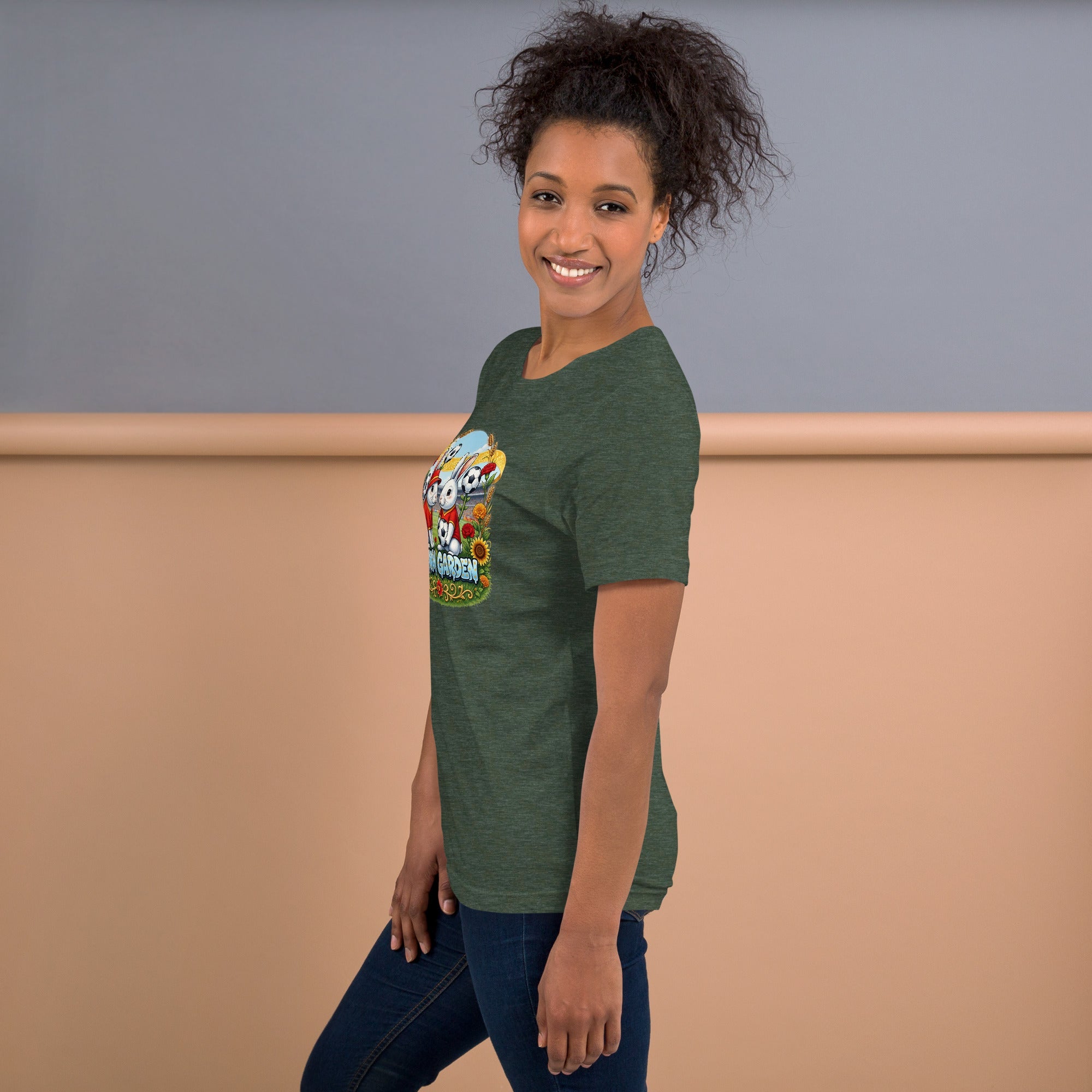 Bloom Garden Spanish Rabbit T-shirt | Spanish Fan | Canada Mexico USA 2026 | Unisex - BLOOM GARDEN