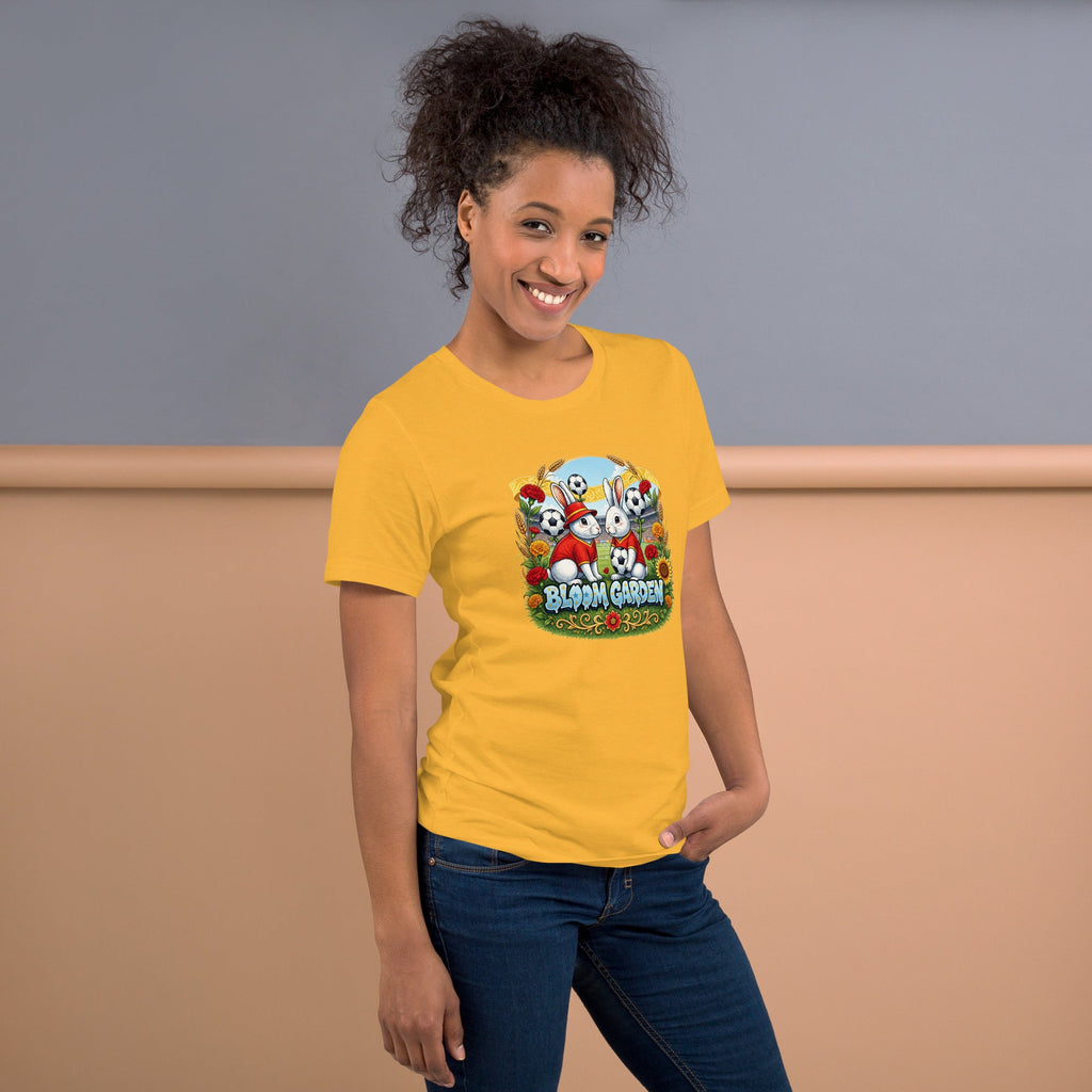 Bloom Garden Spanish Rabbit T-shirt | Spanish Fan | Canada Mexico USA 2026 | Unisex - BLOOM GARDEN
