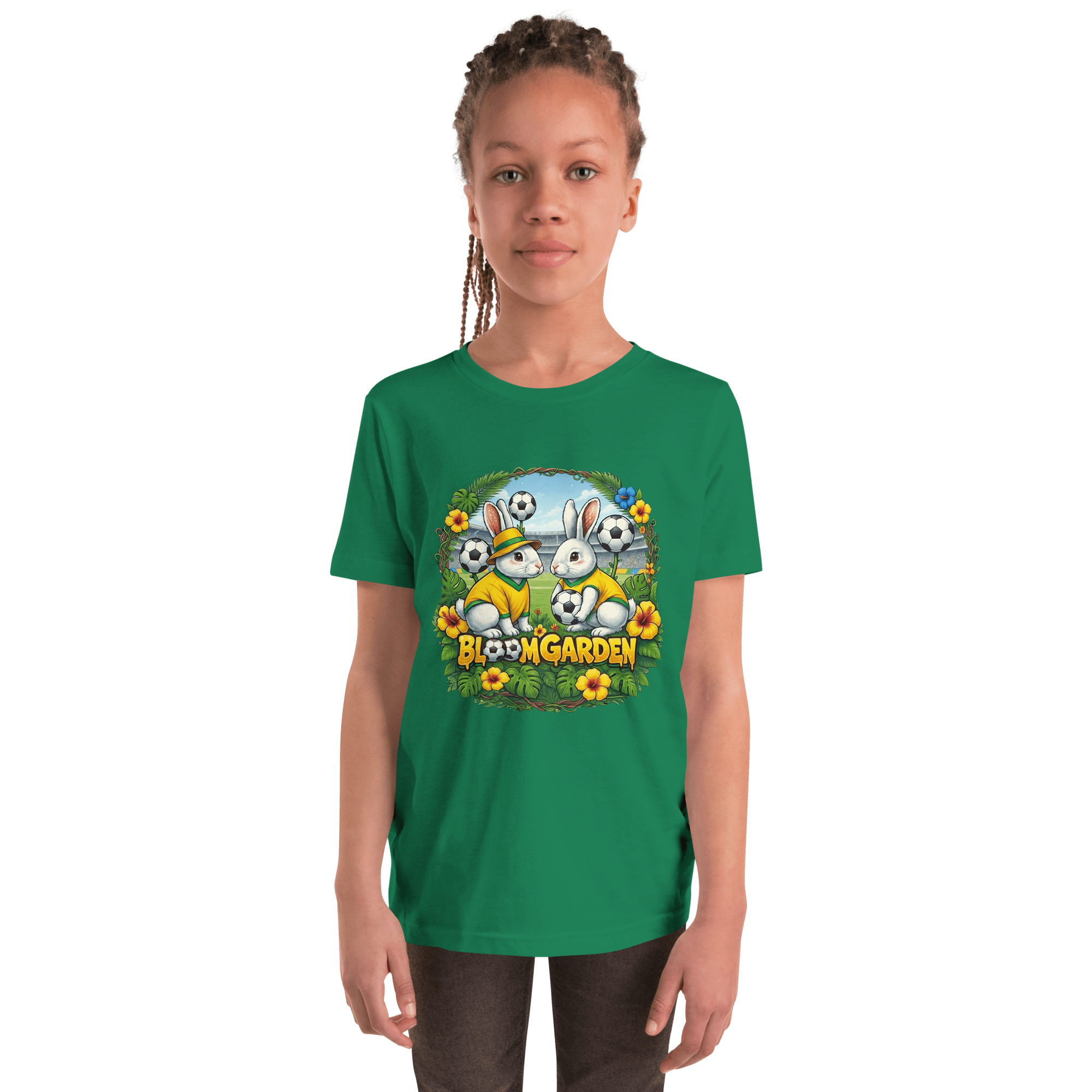 Bloom Garden World Cup Kids T-shirt – Brazil ( Youth ) - BLOOM GARDEN