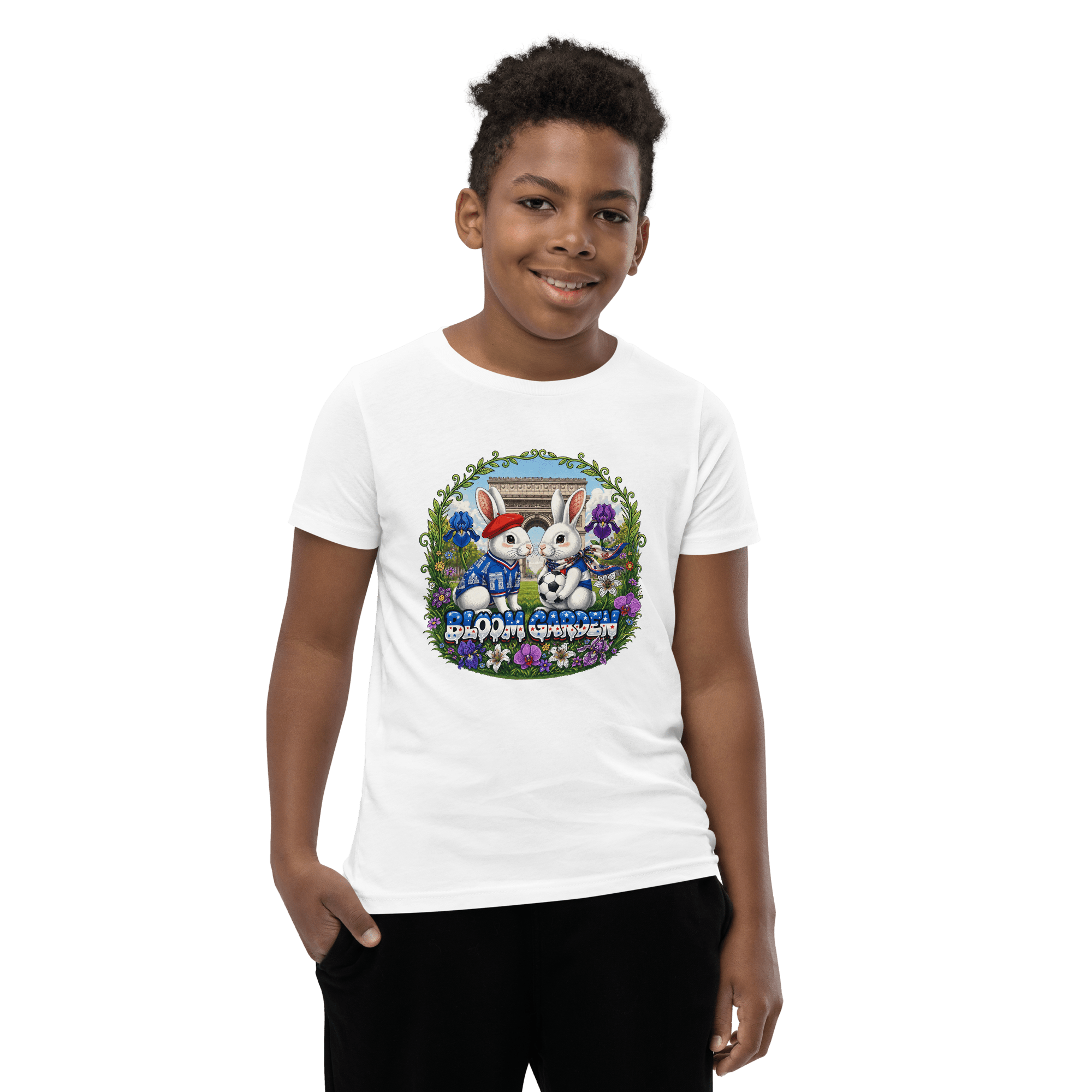 Bloom Garden World Cup Kids T-shirt – France ( Youth ) - BLOOM GARDEN