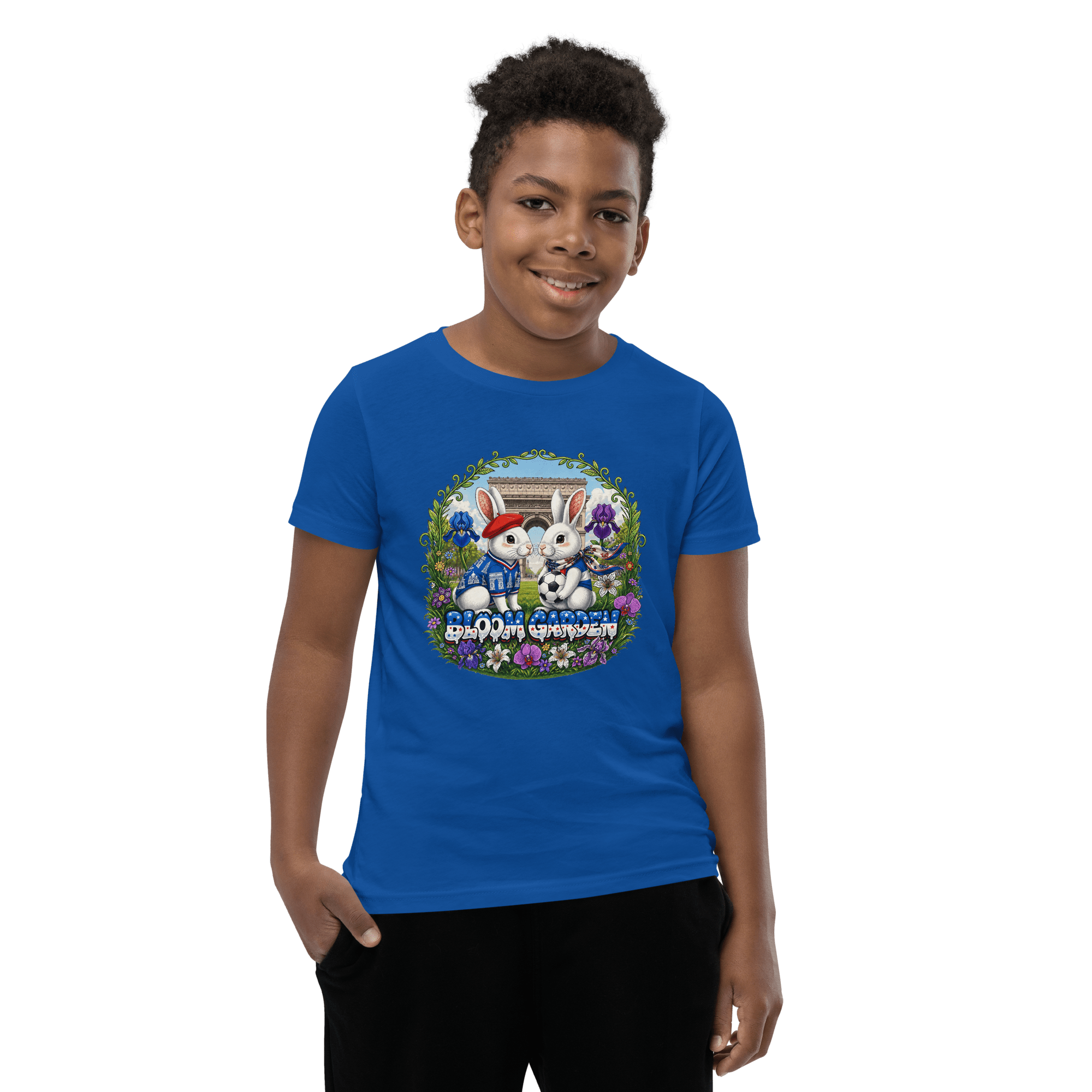 Bloom Garden World Cup Kids T-shirt – France ( Youth ) - BLOOM GARDEN