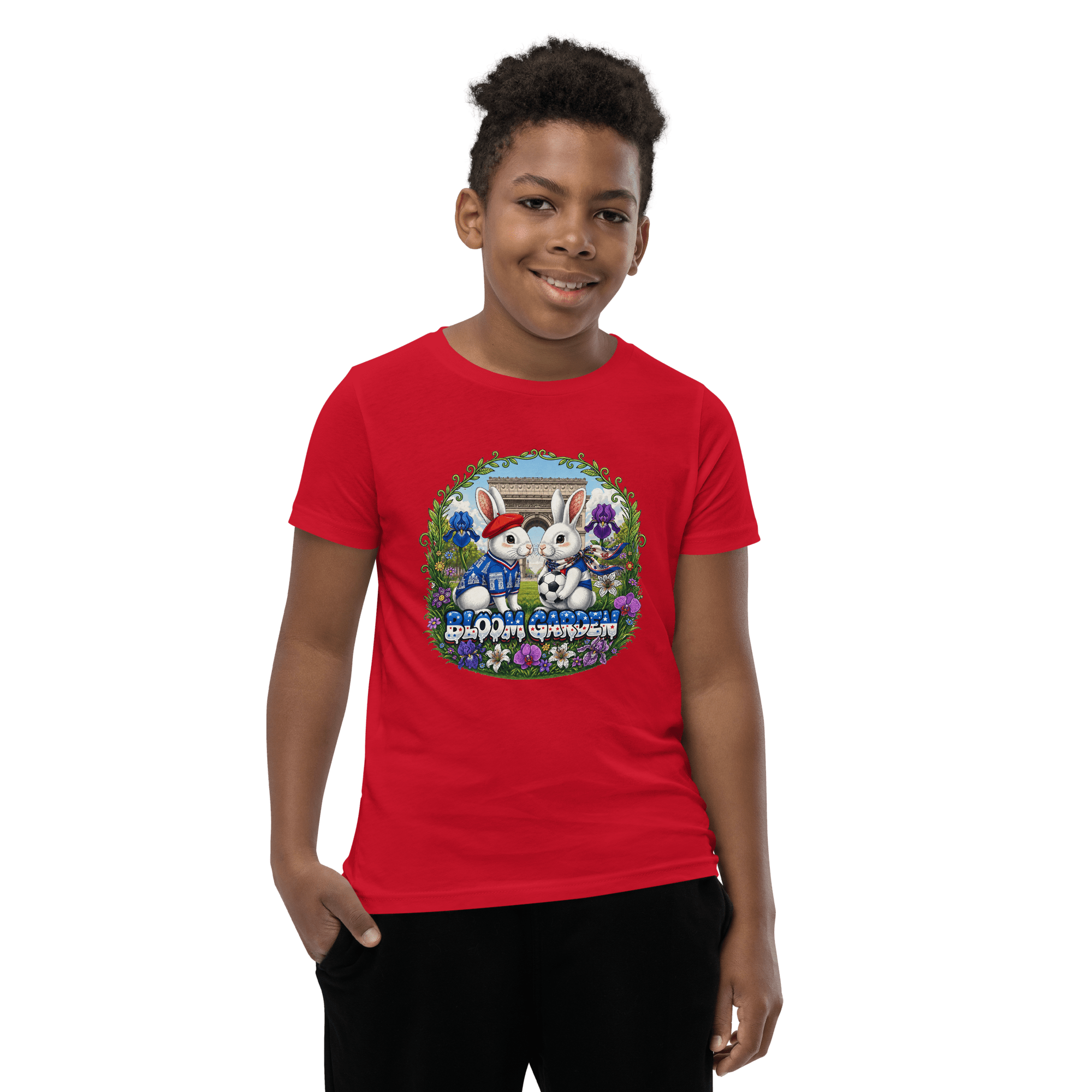 Bloom Garden World Cup Kids T-shirt – France ( Youth ) - BLOOM GARDEN