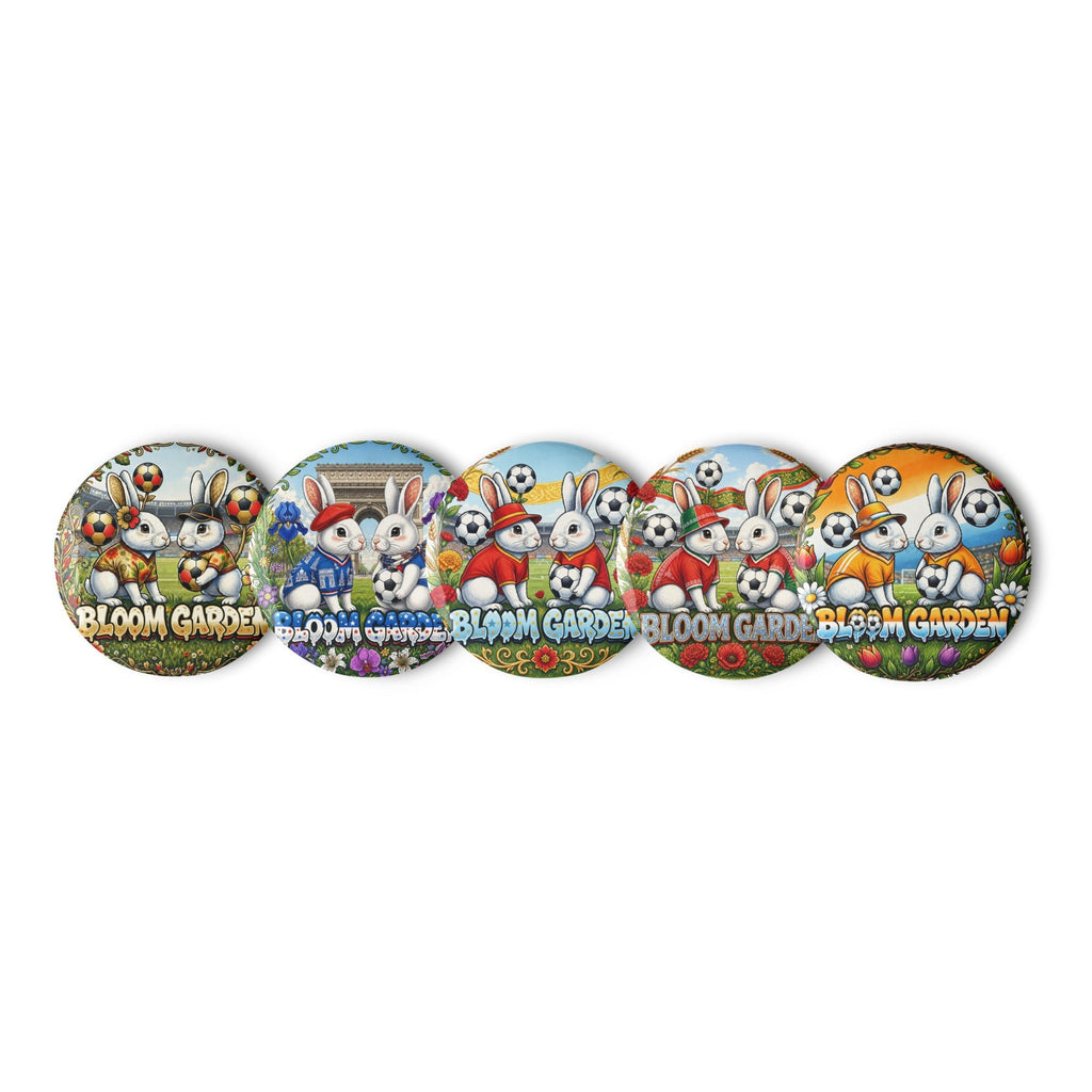 European Powerhouse Set ( 5 pins ) - Germany, France, Spain, Portugal, Netherlands - BLOOM GARDEN