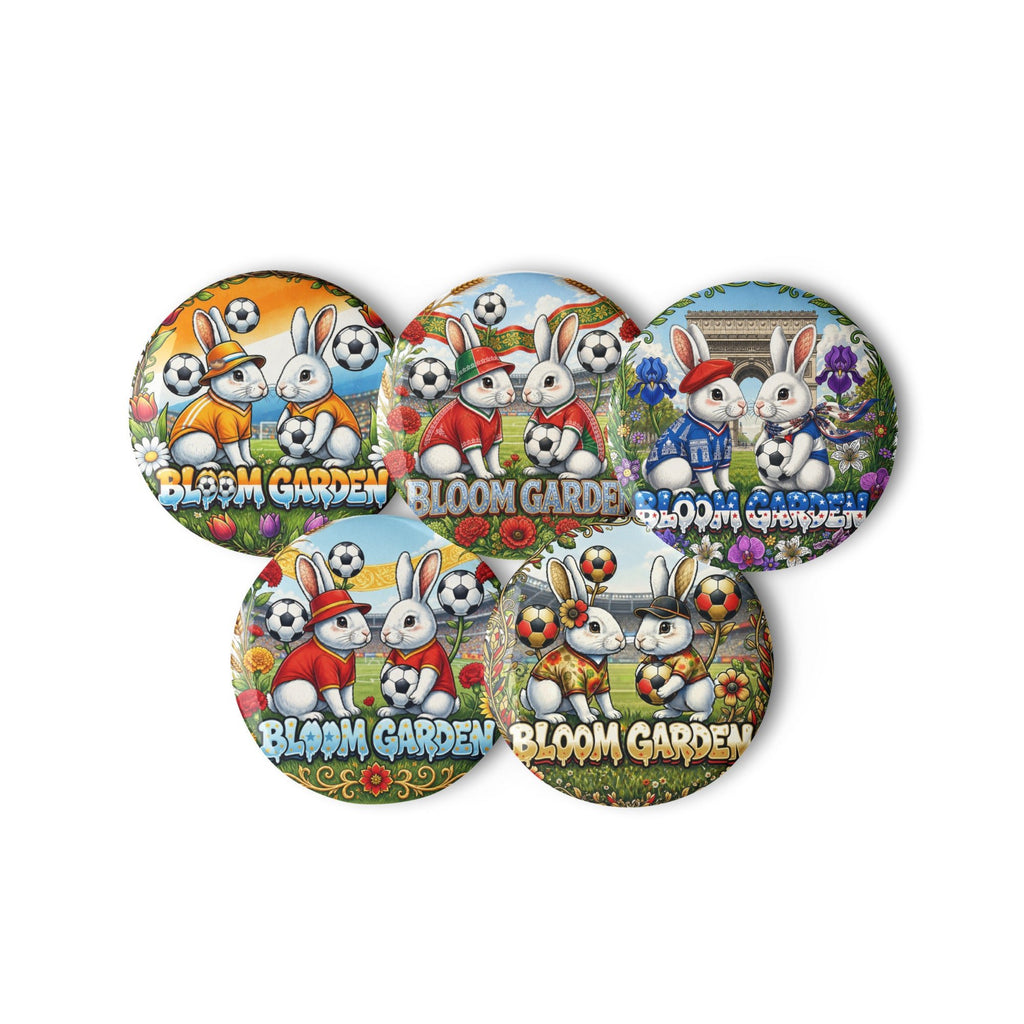 European Powerhouse Set ( 5 pins ) - Germany, France, Spain, Portugal, Netherlands - BLOOM GARDEN