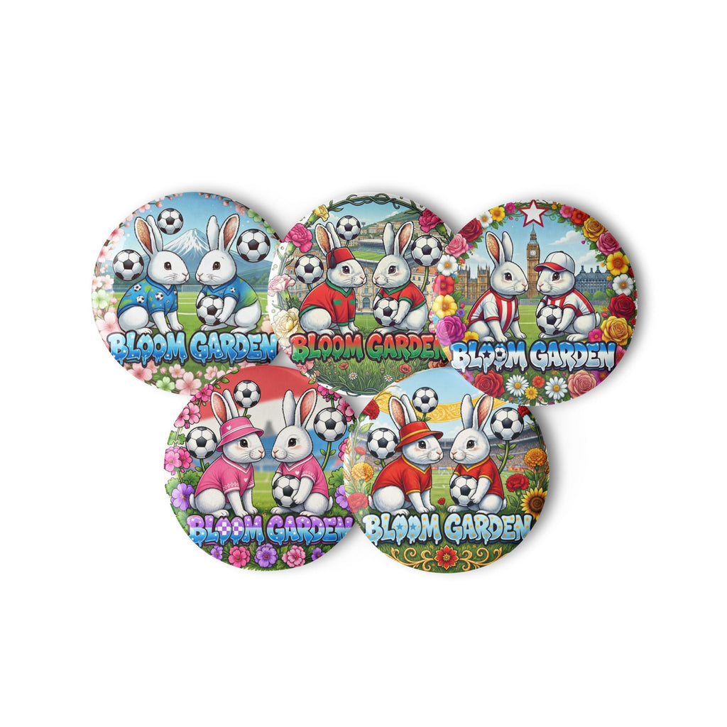 Rising Stars Set ( 5 Pins ) - Belgium, UK, Croatia, Morocco, Japan - BLOOM GARDEN